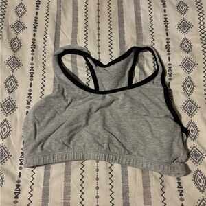 Gray Sports Bra